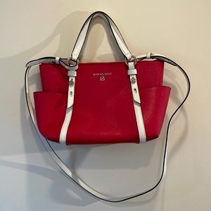 Michael Kors Red Hand Bag Shoulder Bag